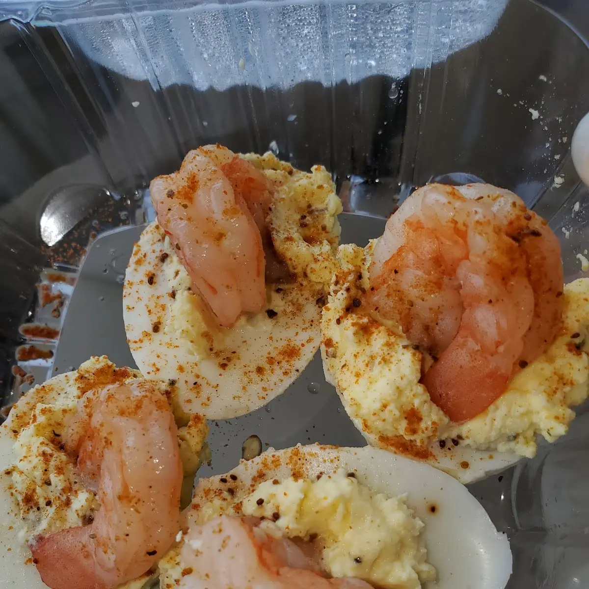 Seafood Deviled Eggs