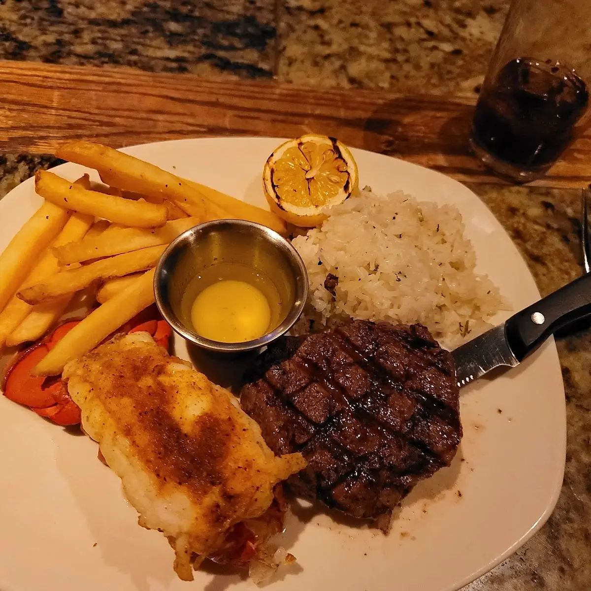 Filet Mignon and Lobster Tails