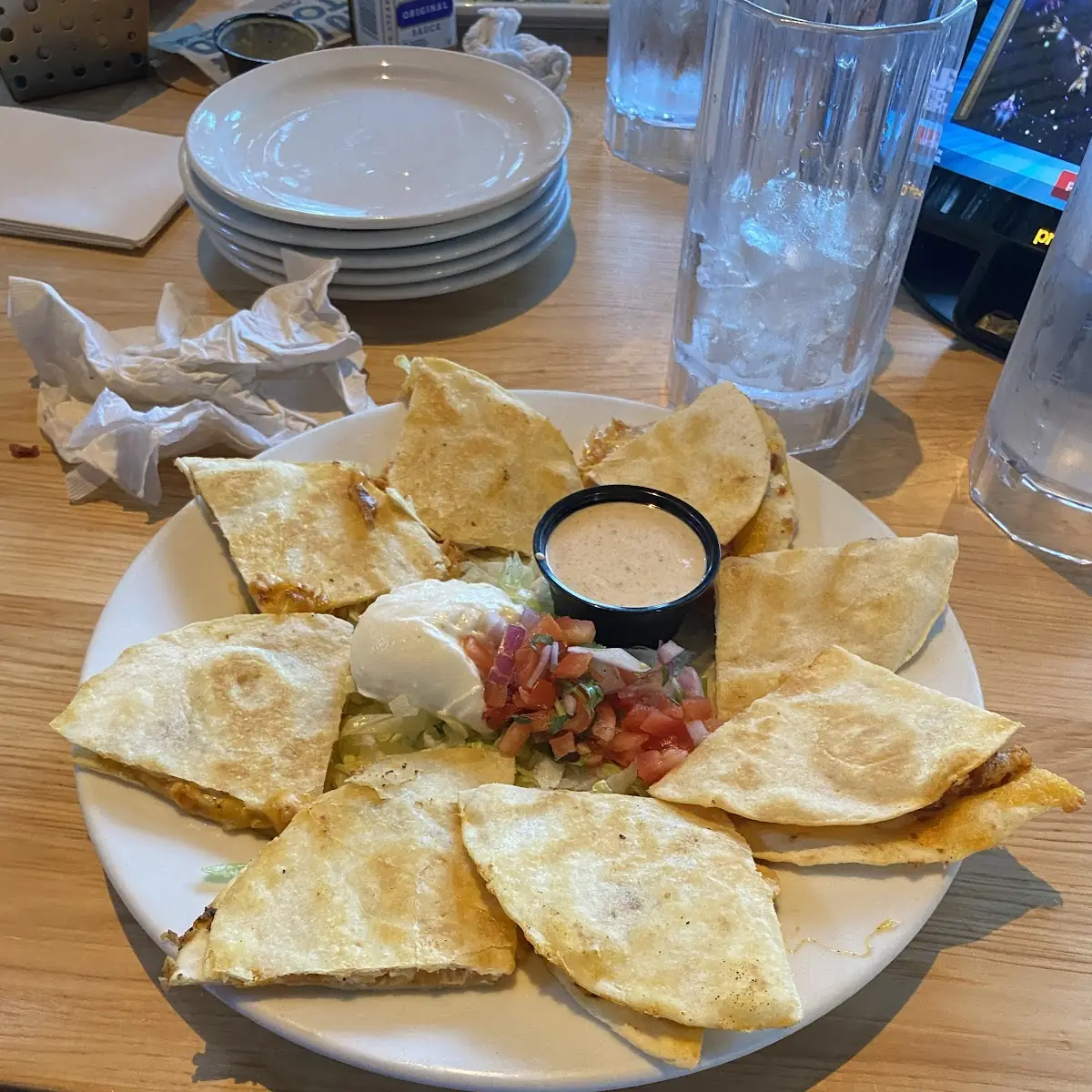 Quesadilla Explosion Crispers Salad