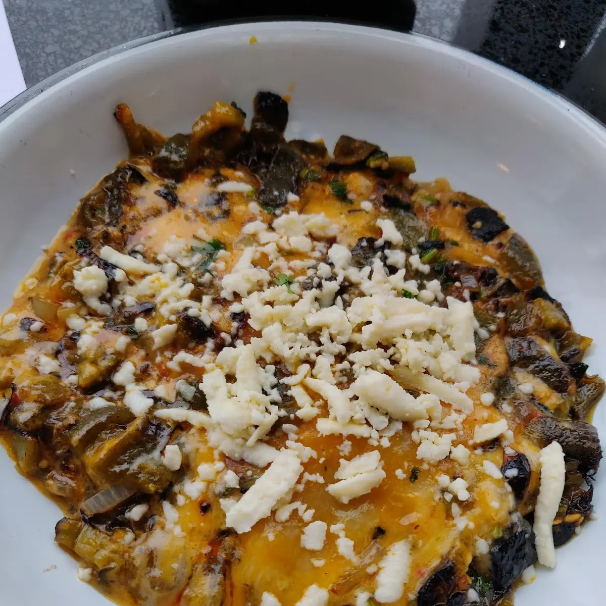 Black Bean Plantain & Goat Cheese