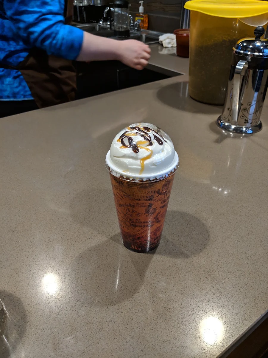 Chocolate Caramel Milkshake