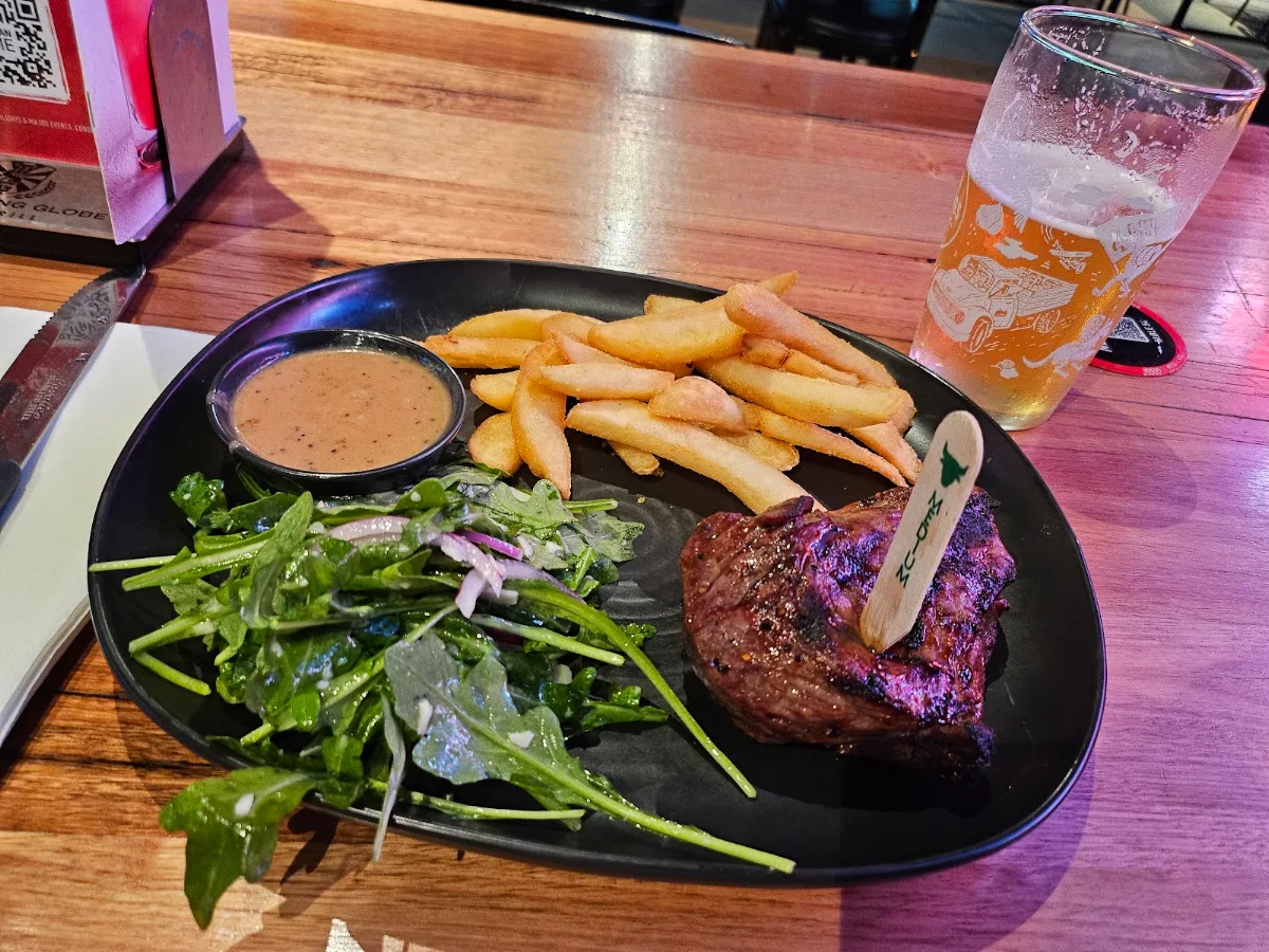Rump Steak, The Sporting Globe Bar & Grill Robina