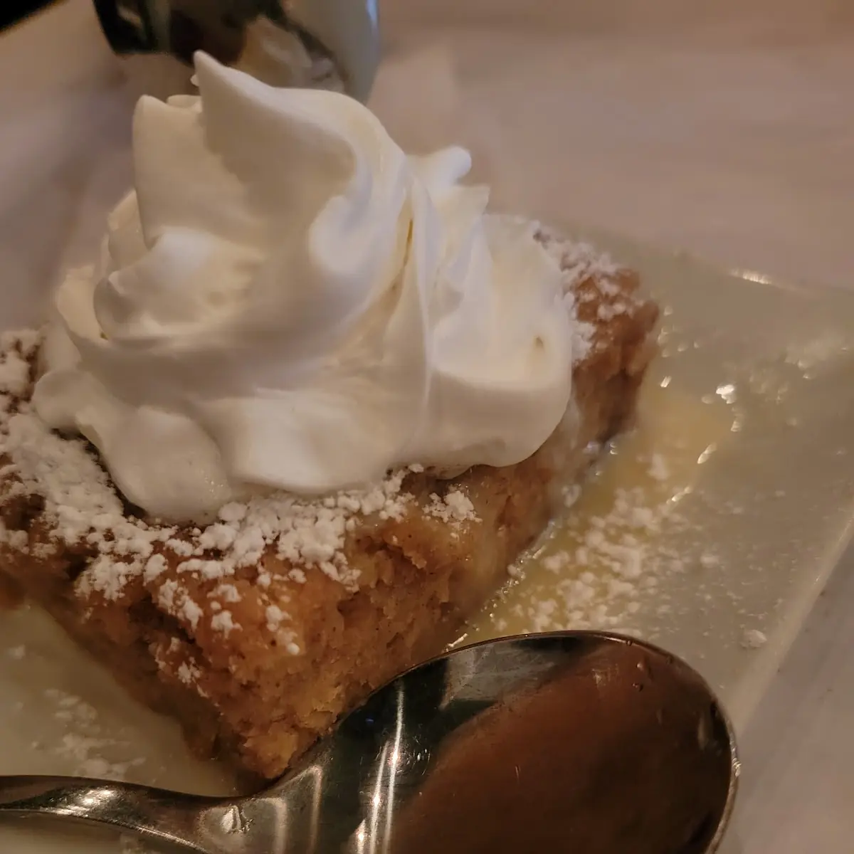White Chocolate Bread Pudding