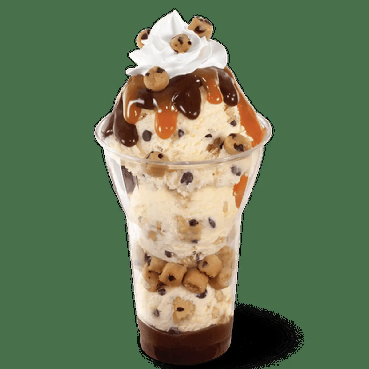 Chocolate Chip Cookie Dough Sundae