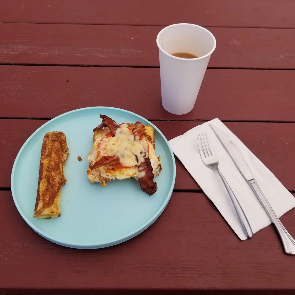 Open Faced Breakfast
