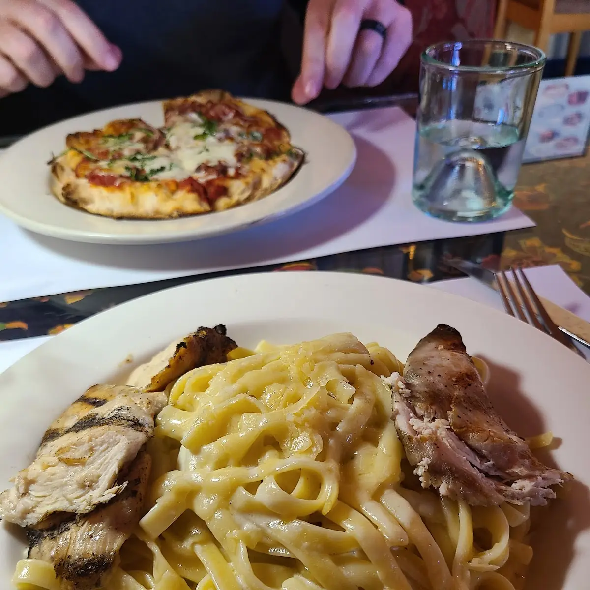 Fettucine Alfredo with Grilled Chicken