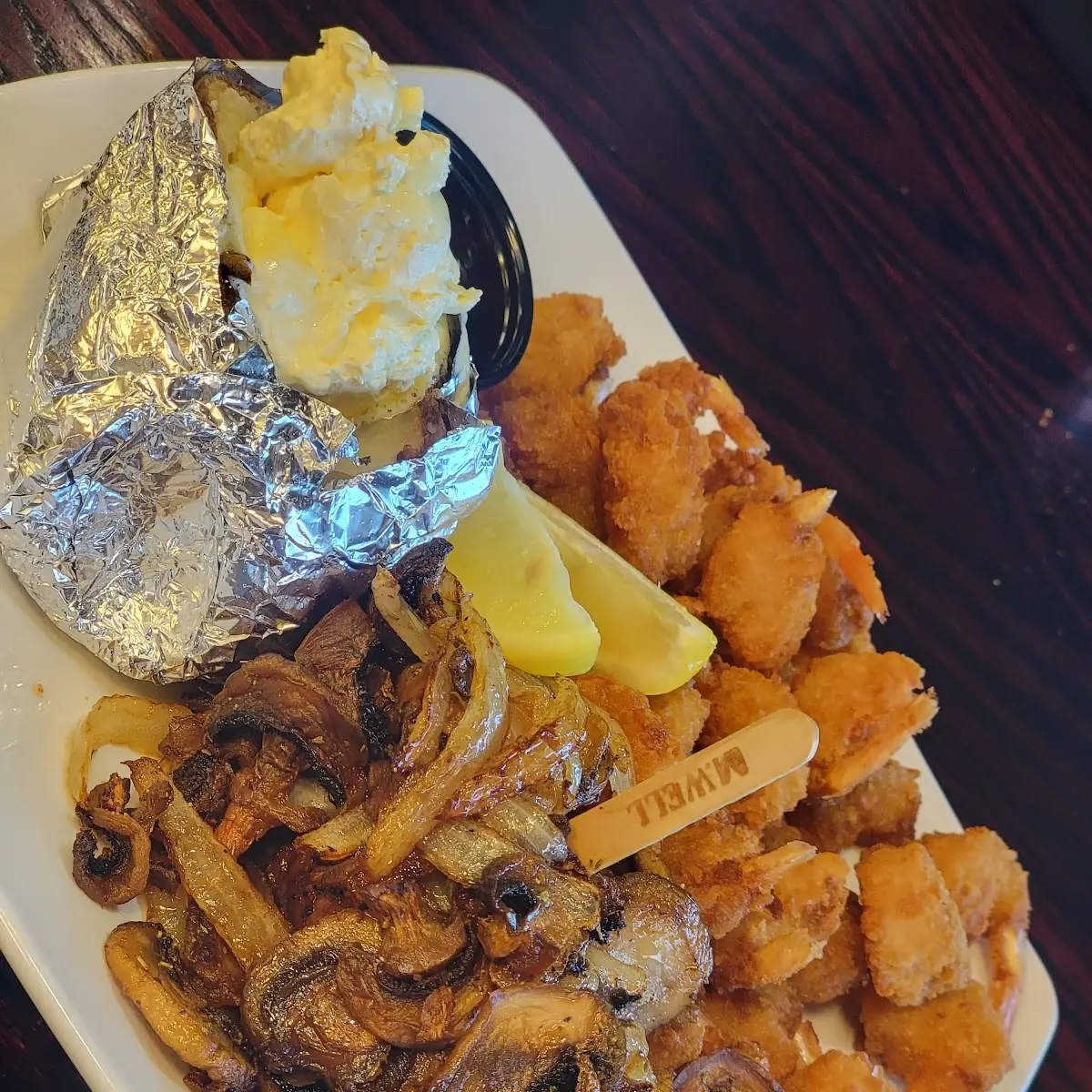 Steak and All You Can Eat Shimp