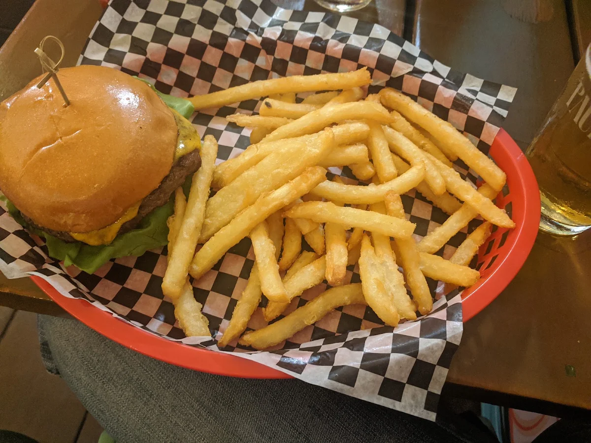 Burger and Fries