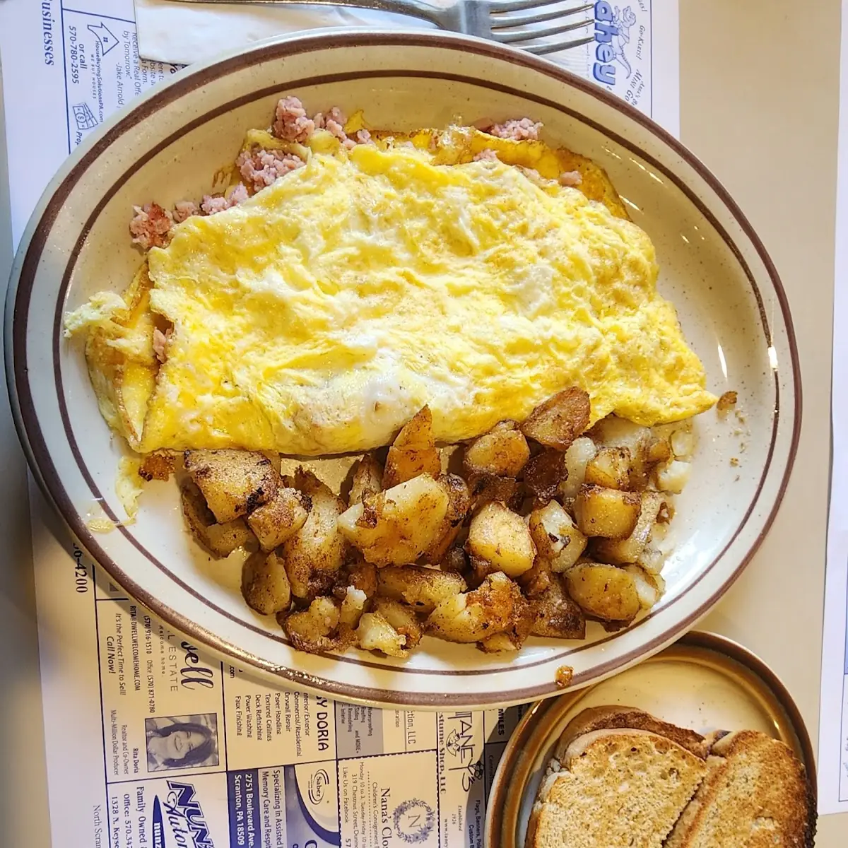 Ham and Cheese Omelette