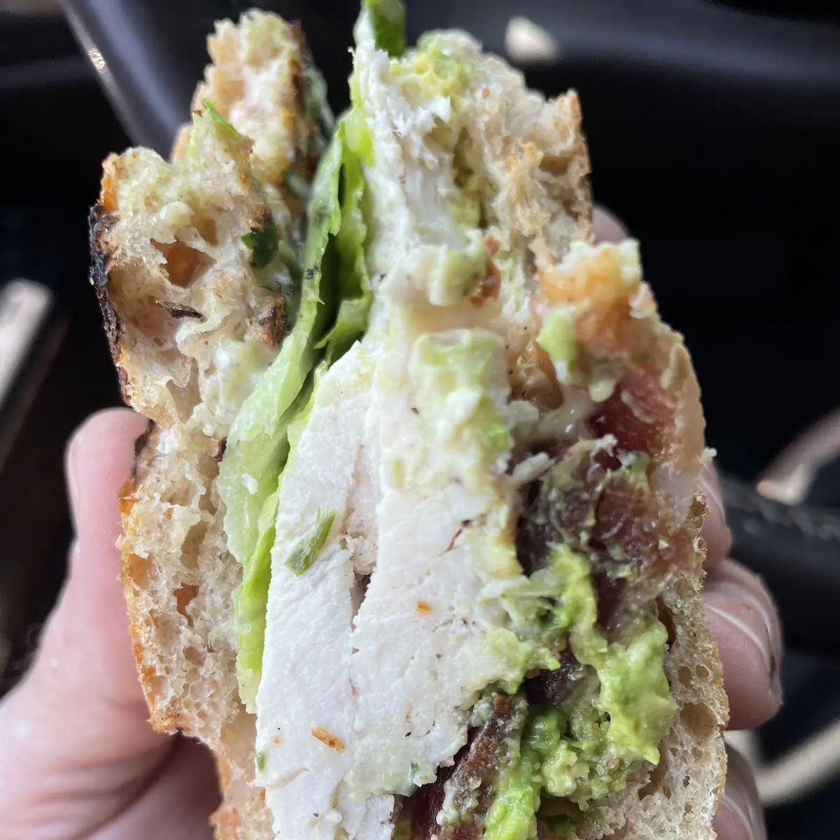 Chicken Bacon Avocado Sandwich