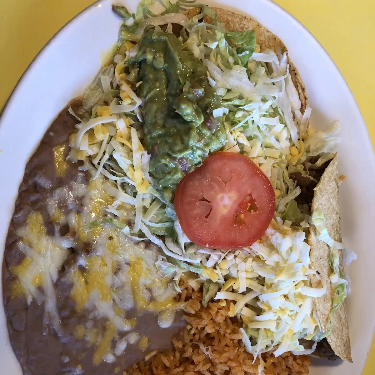 Cheese Enchilada Rice & Beans