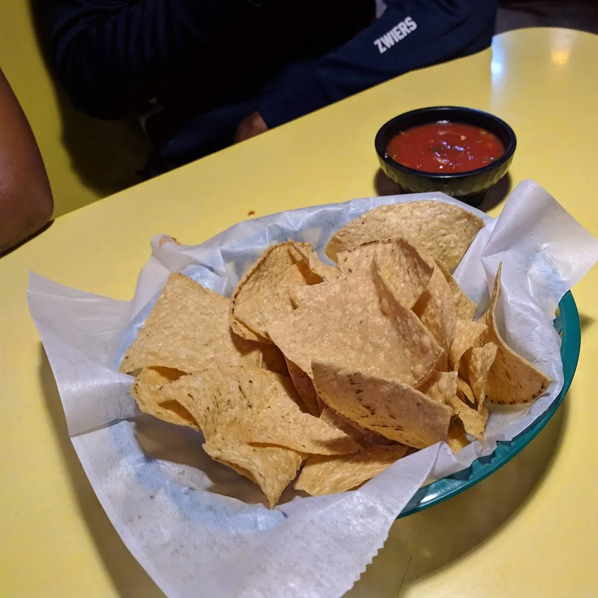 Take Out Nacho Chips and Salsa