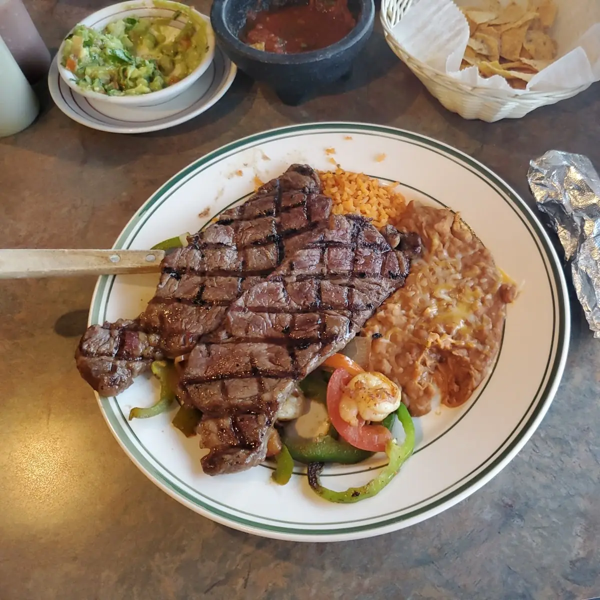 Steak and Shrimp