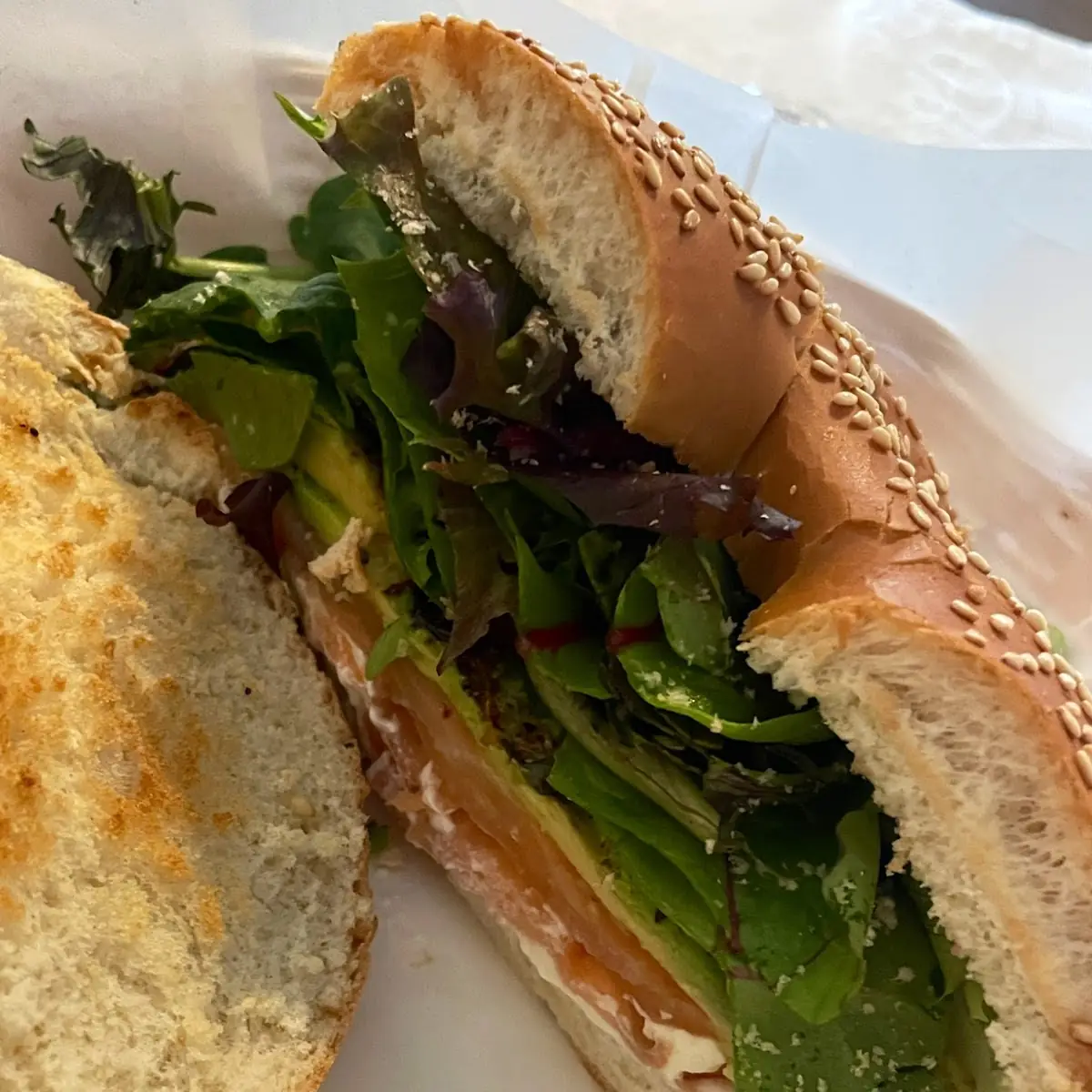 Nova Lox Sandwich