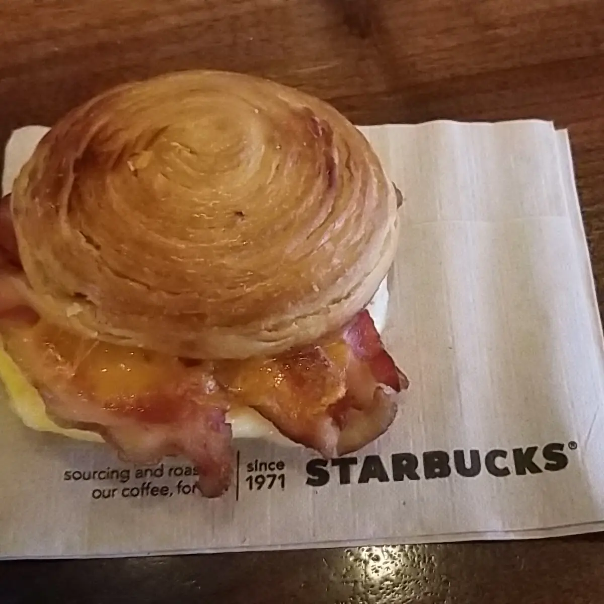 Double-Smoked Bacon Cheddar & Egg Sandwich