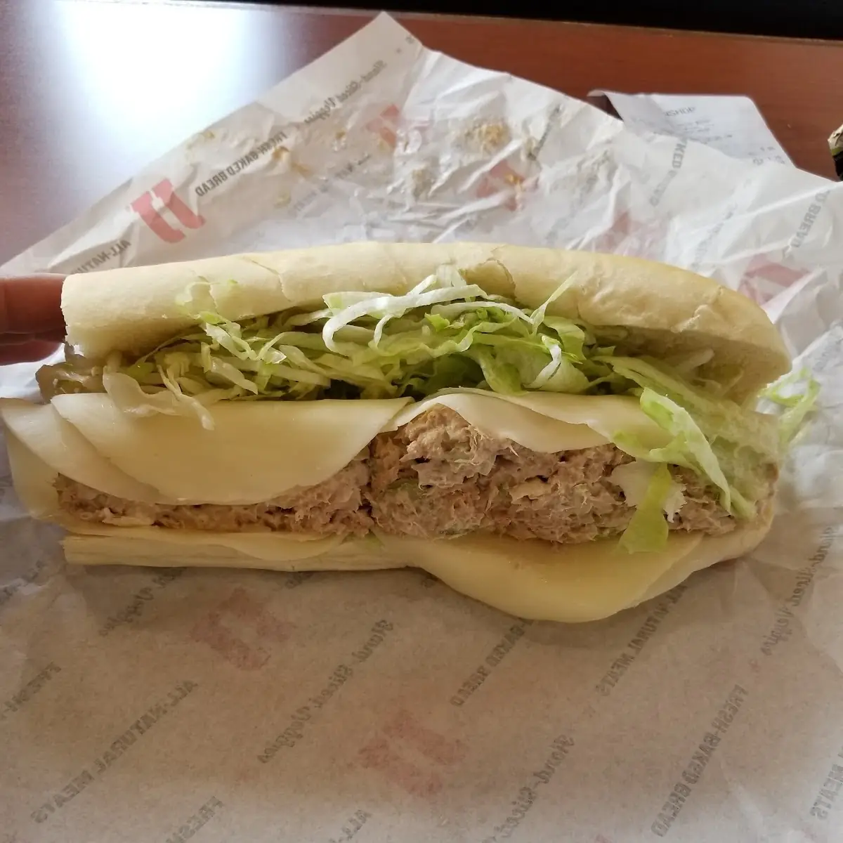 Tuna Salad and Provolone