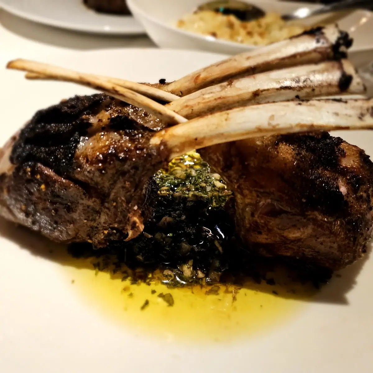 Morel-Crusted Lamb Chops