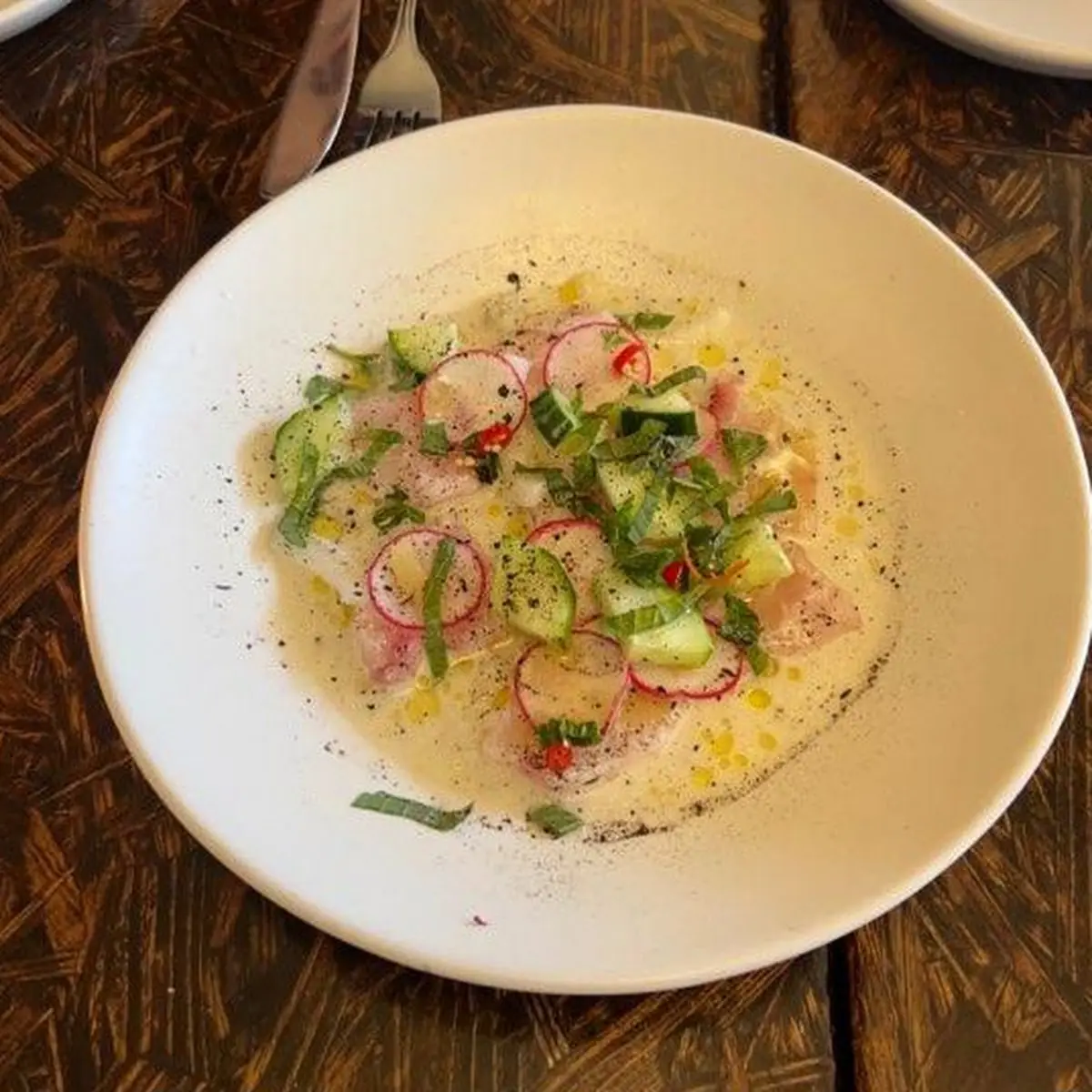 Sea Bass Crudo