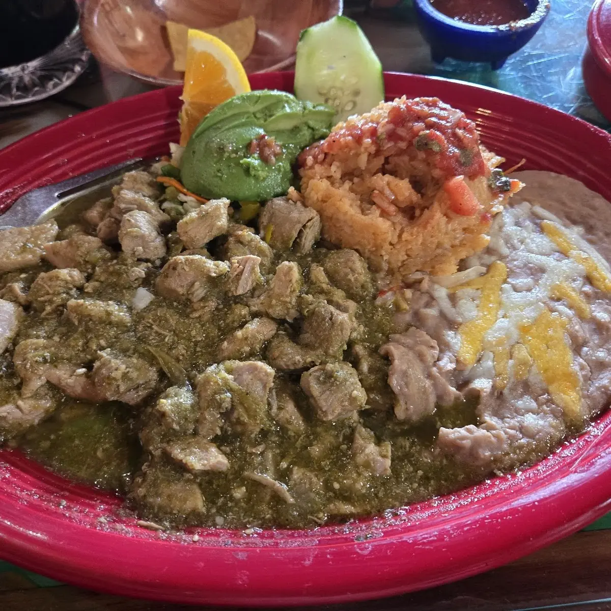 Chile Verde Plate