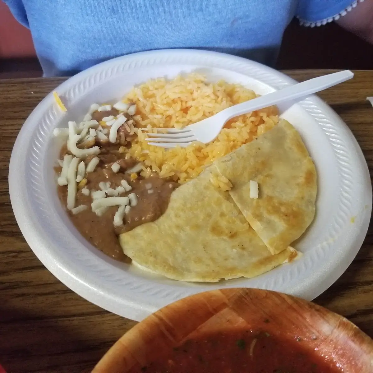 Cheese Quesadilla Plate