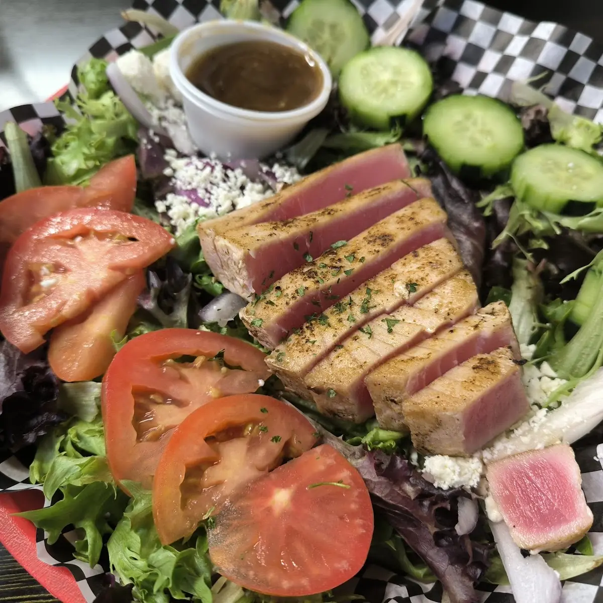 Seared Ahi Tuna Salad