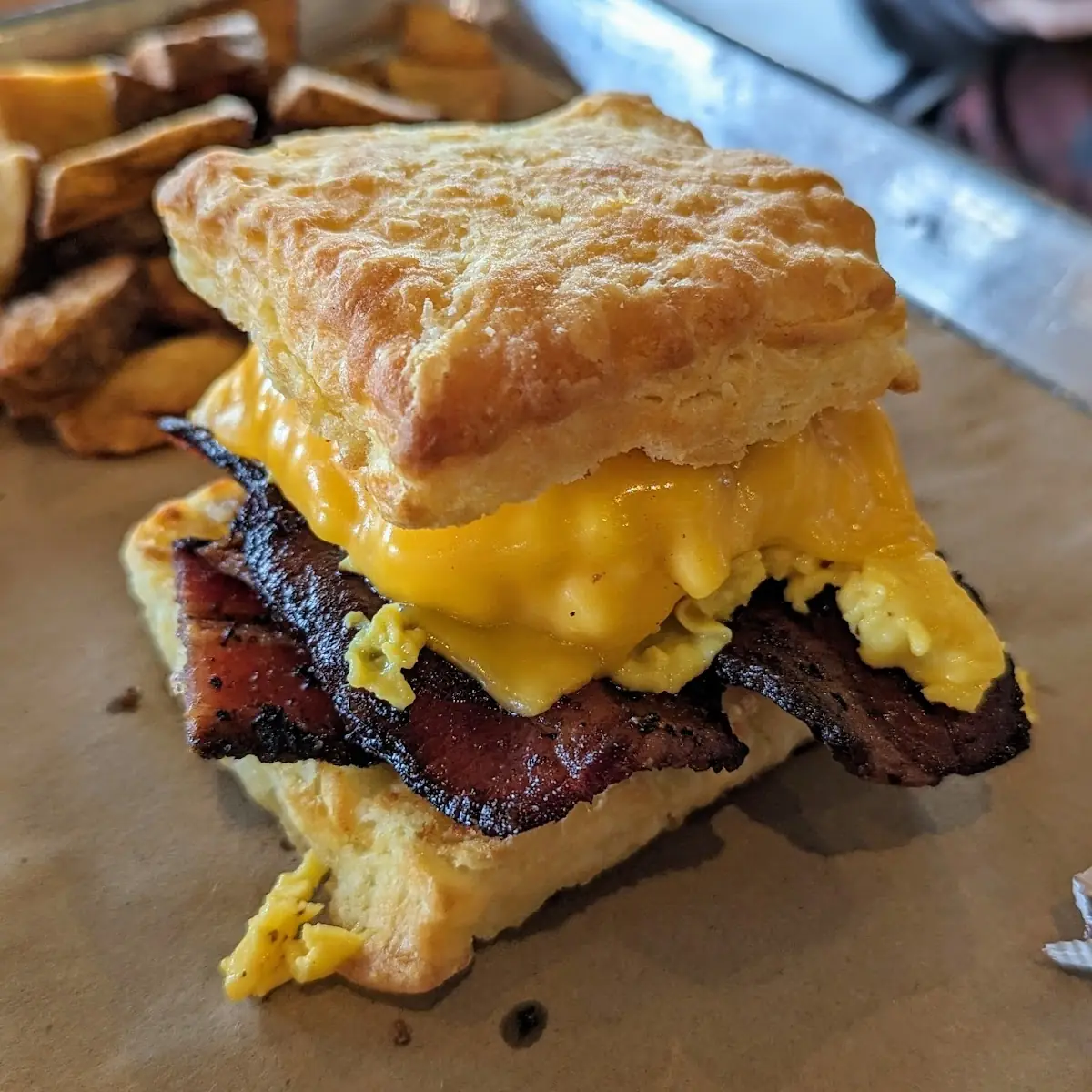 Brisket Egg & Cheese