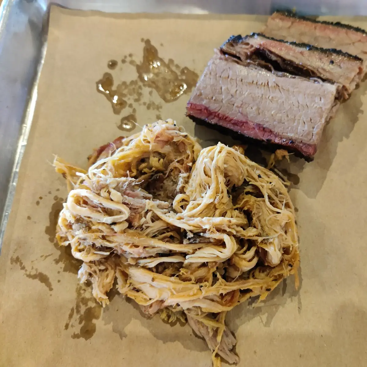 Pulled Pork and Brisket