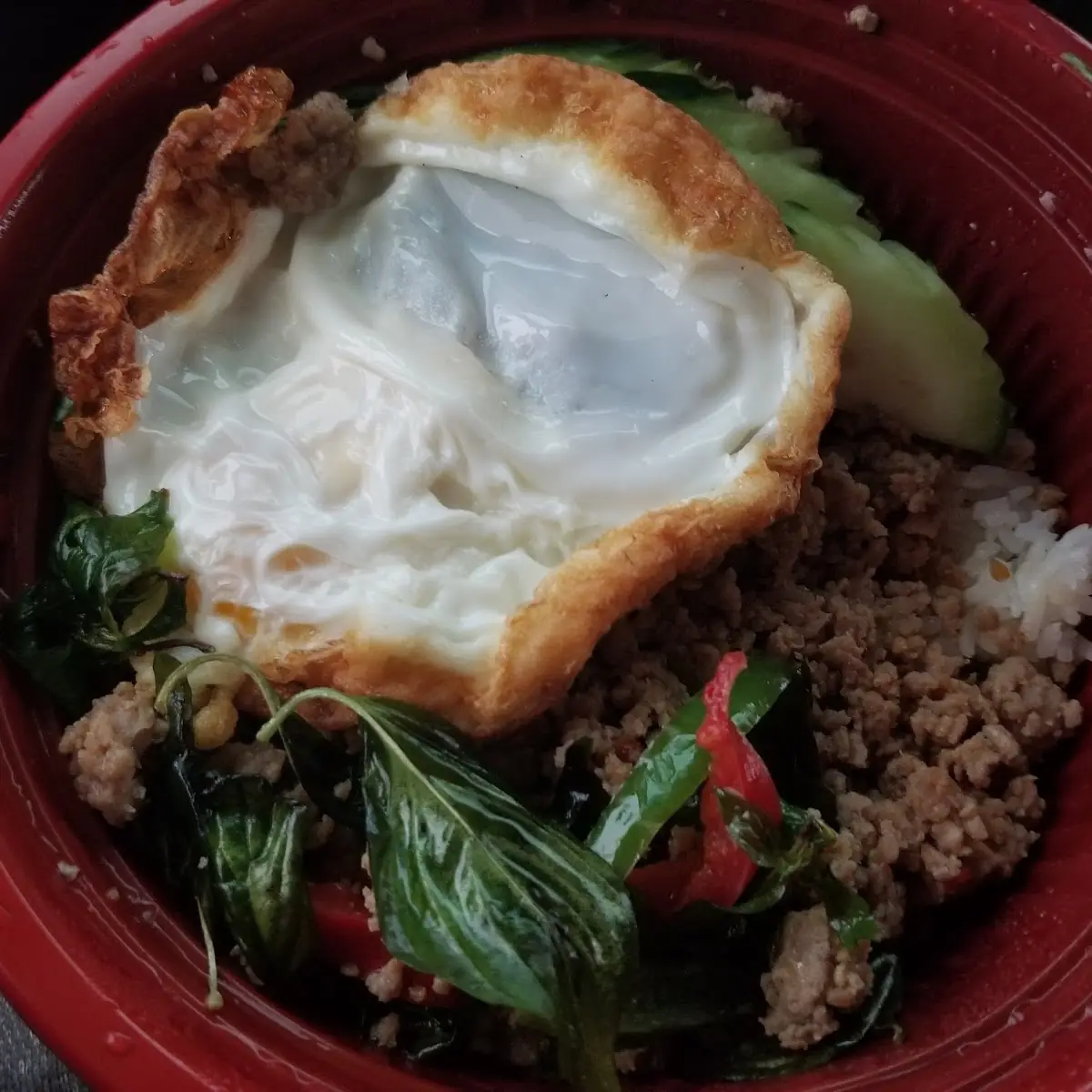 Basil Chicken Rice Bowl