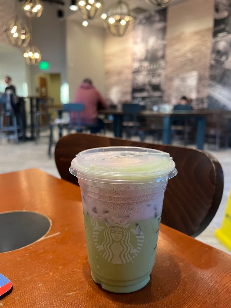 Iced Lavender Cream Matcha
