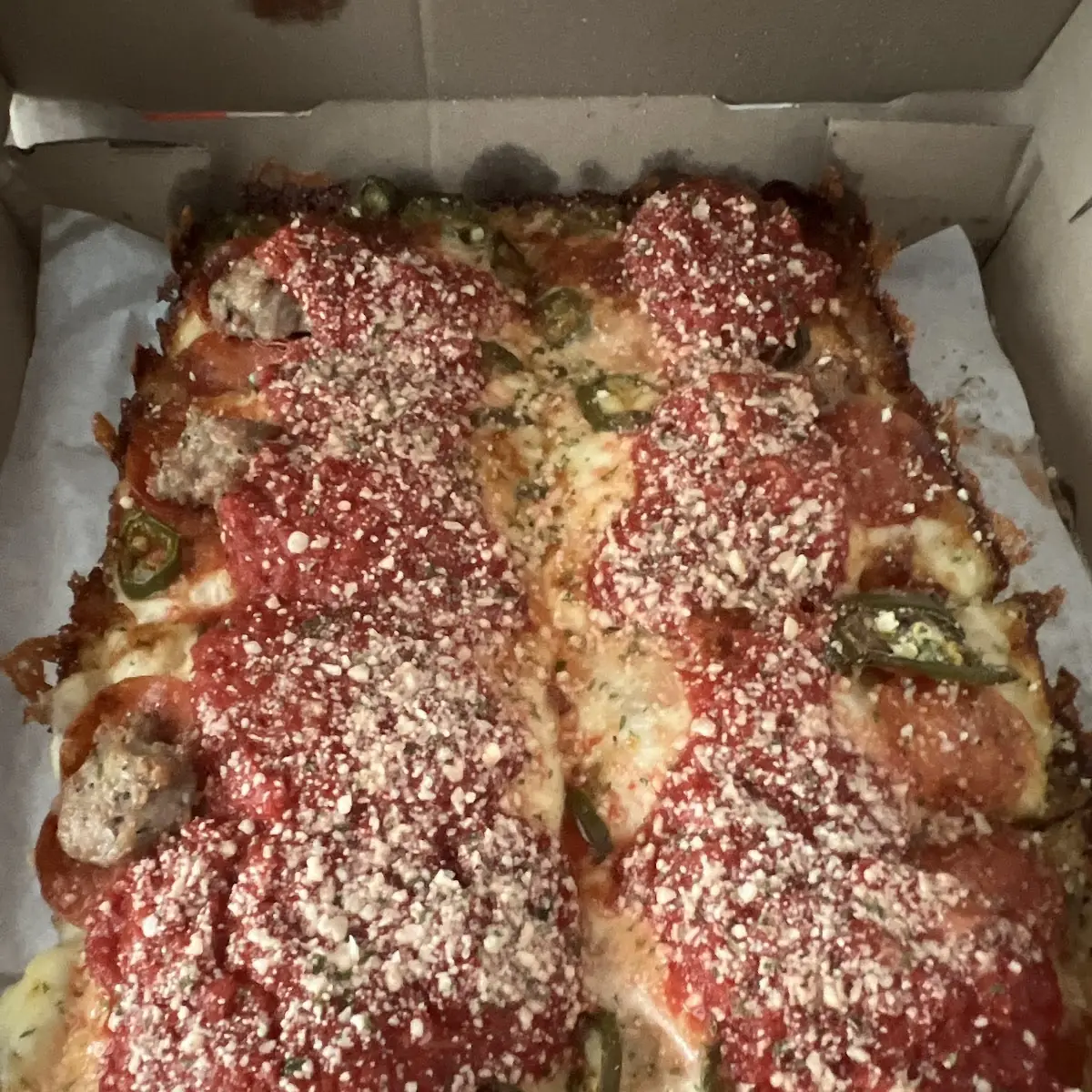 Detroit Style Pan Pizza