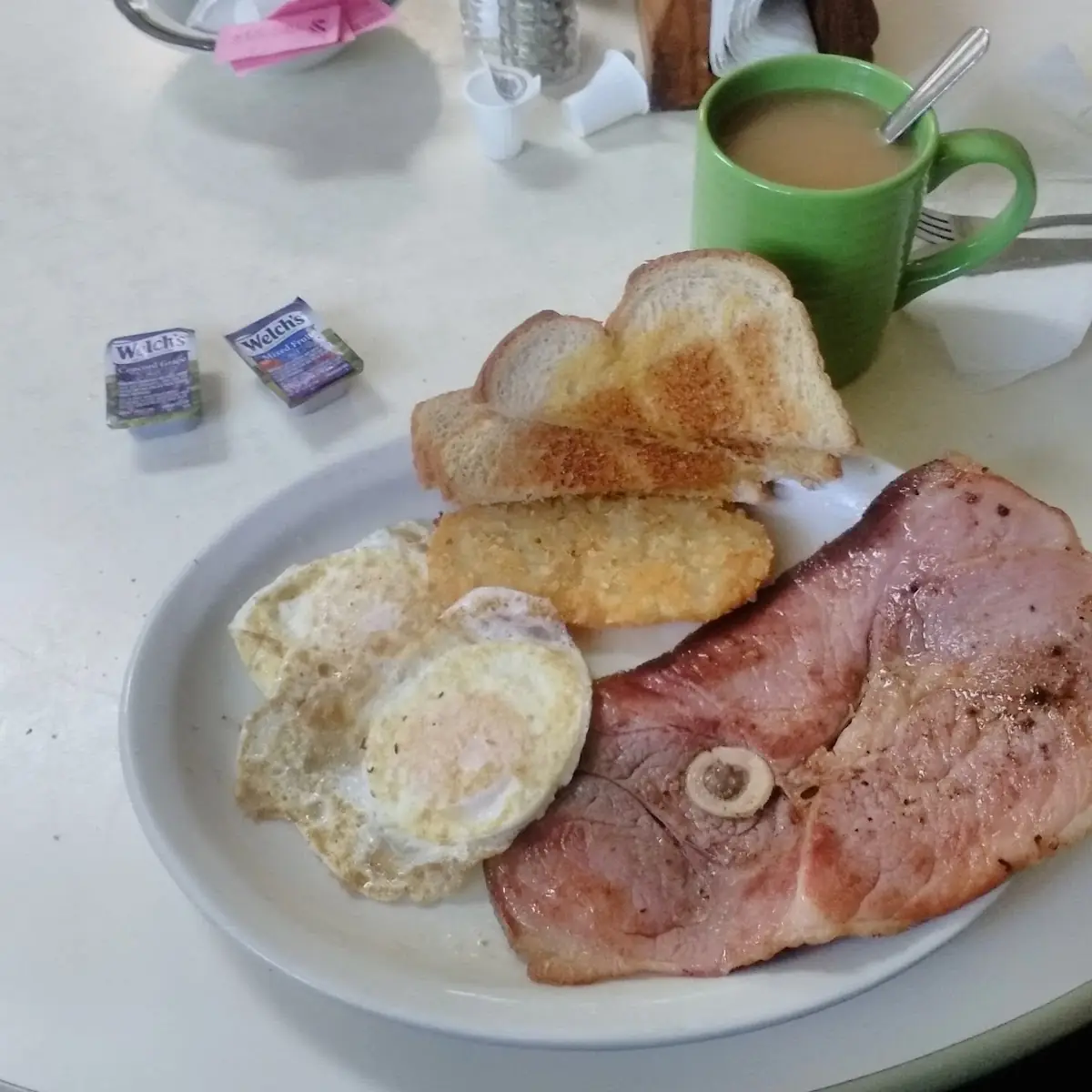Hamsteak and Eggs