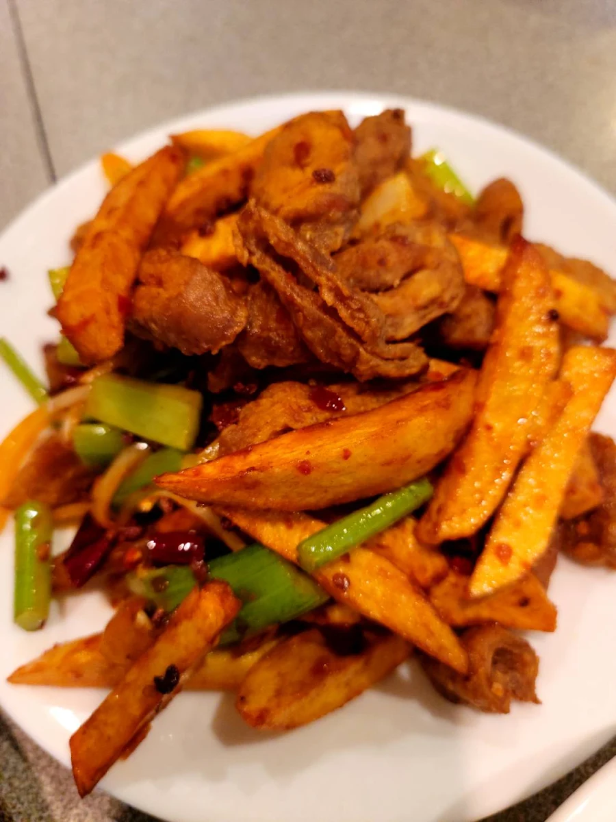 湘西土匪猪肝 Bandit stir-fried pork liver