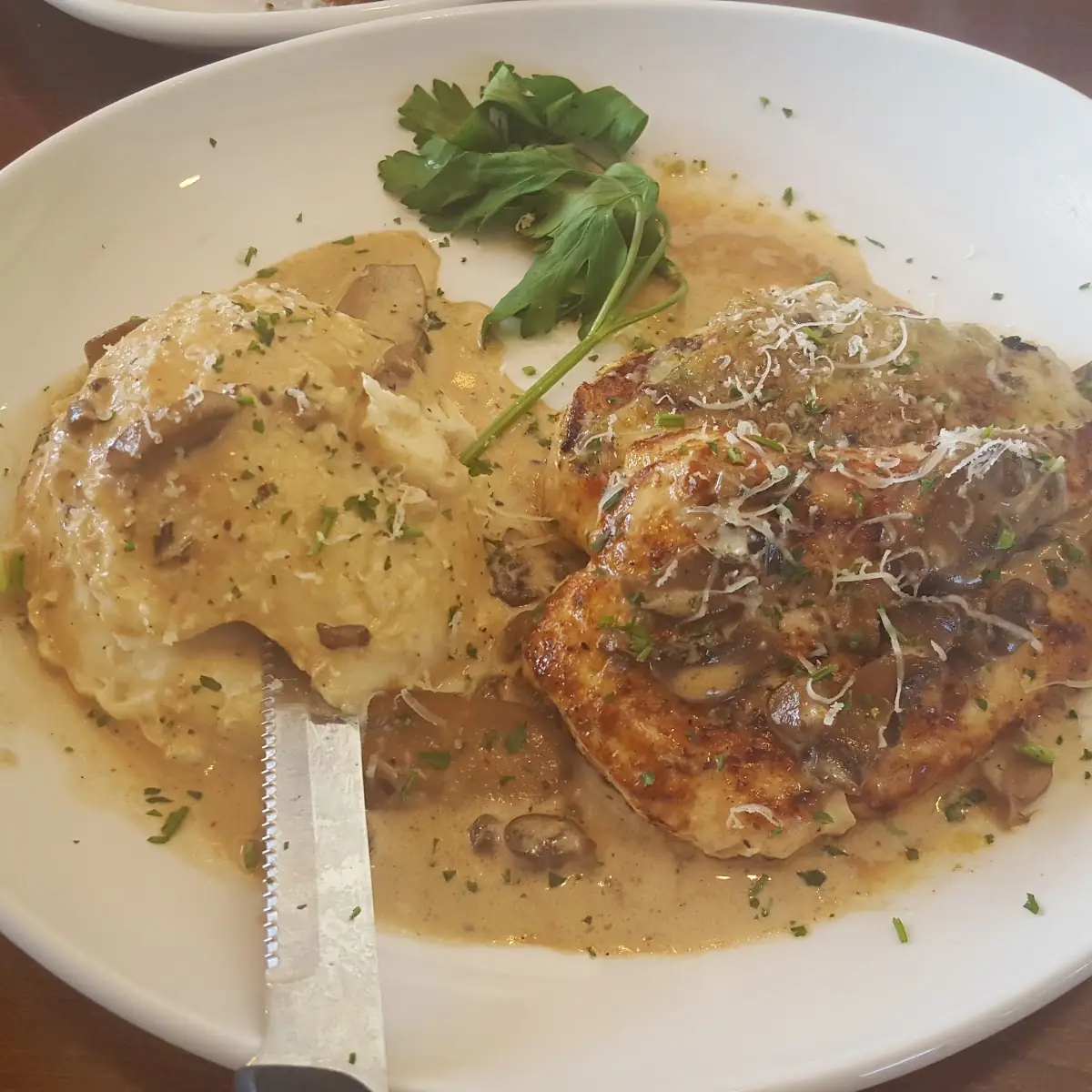 Stuffed Chicken Marsala