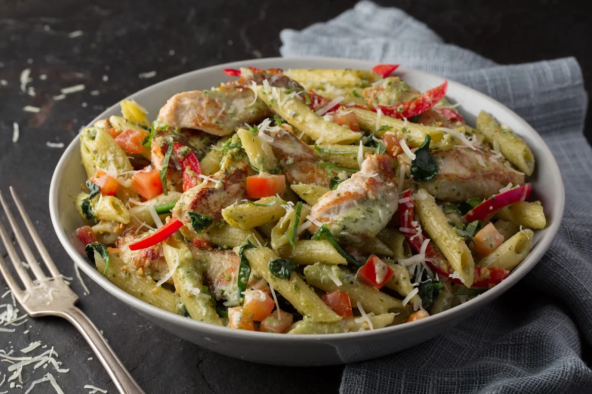 Pesto Chicken Penne Asiago