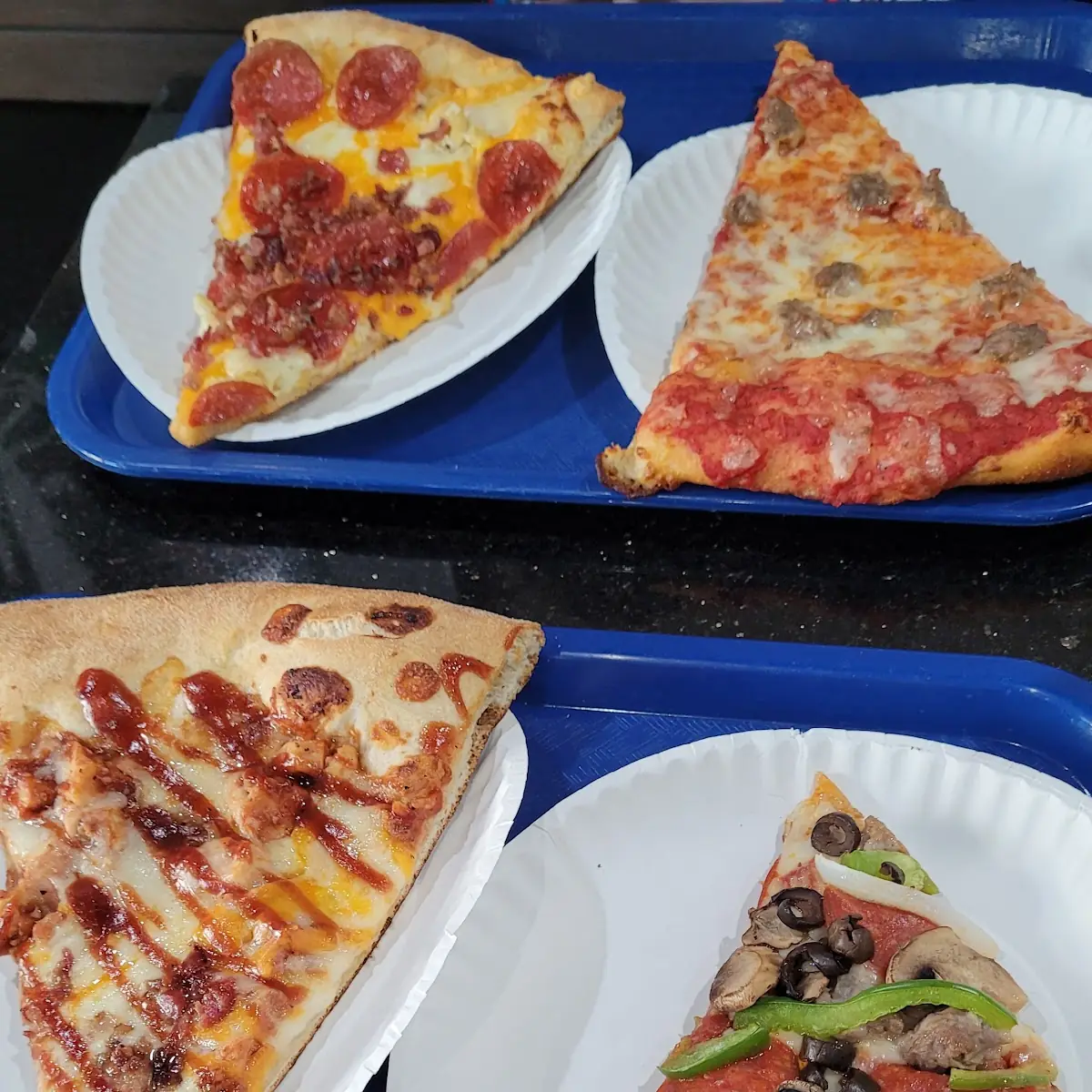 BBQ Chicken and Supreme Pizza