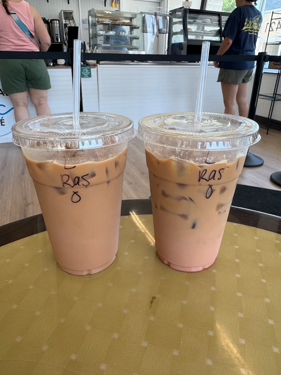 Raspberry Iced Latte