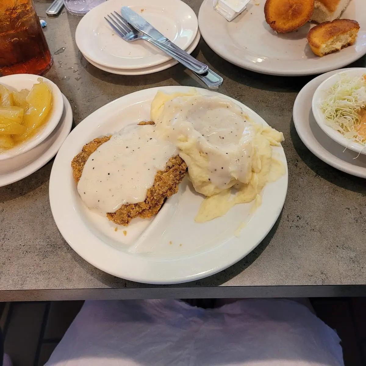 Chicken Fried Steak and Mashed Potatoes with Gravy