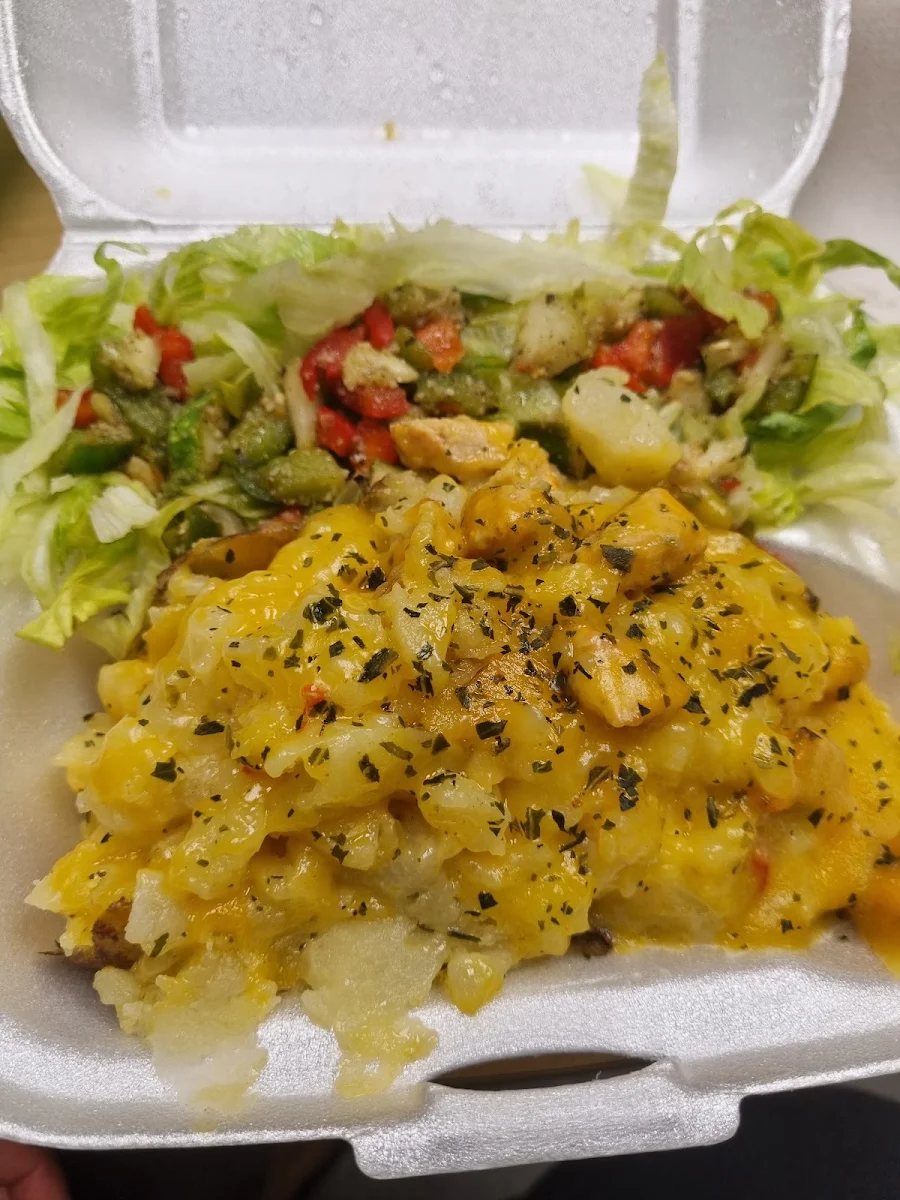 Chicken Loaded Baked Potato