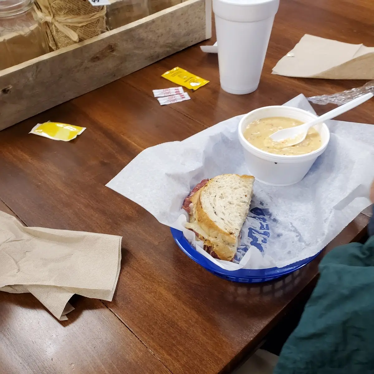 Tuna Salad Sandwich with Soup