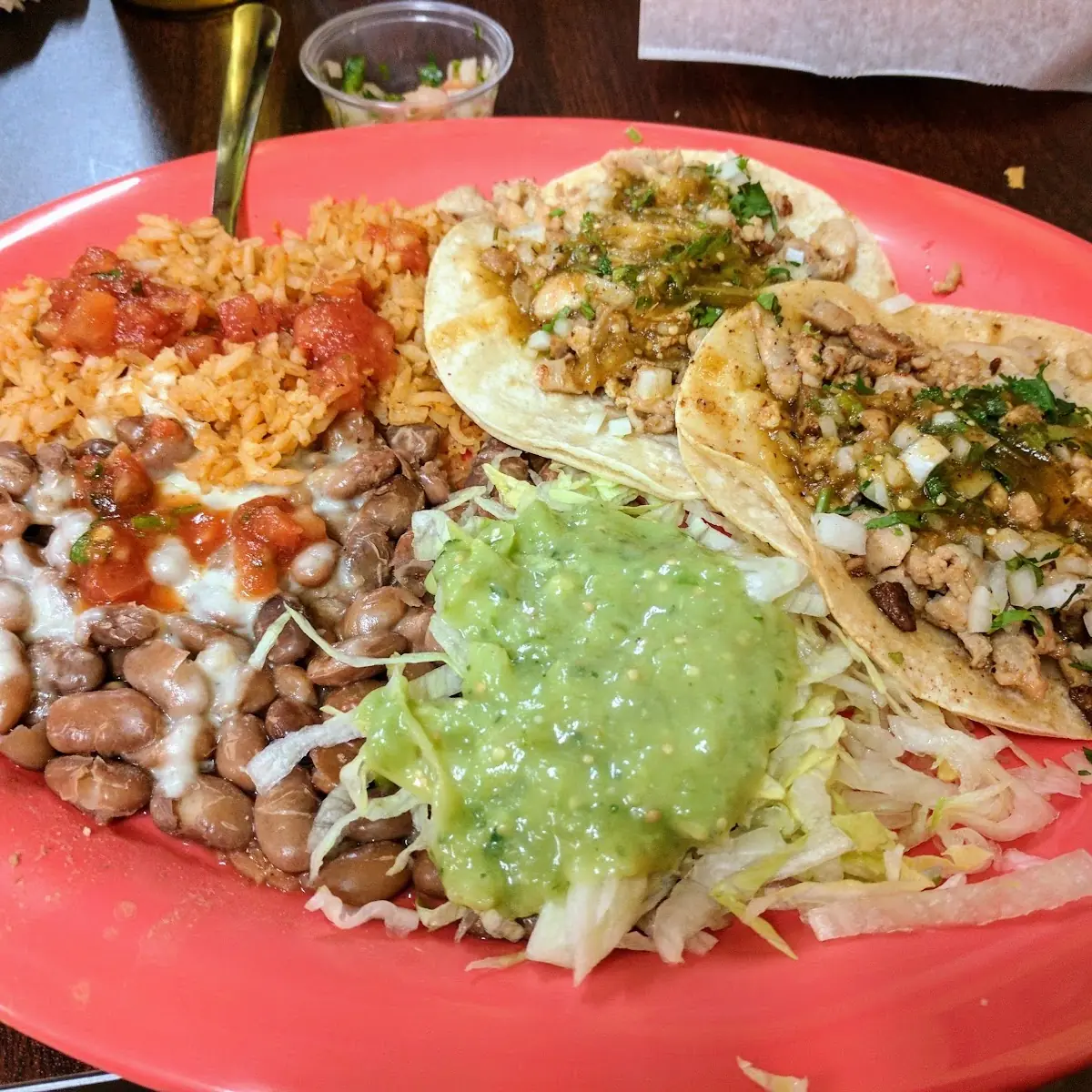 Chicken Taco Plate