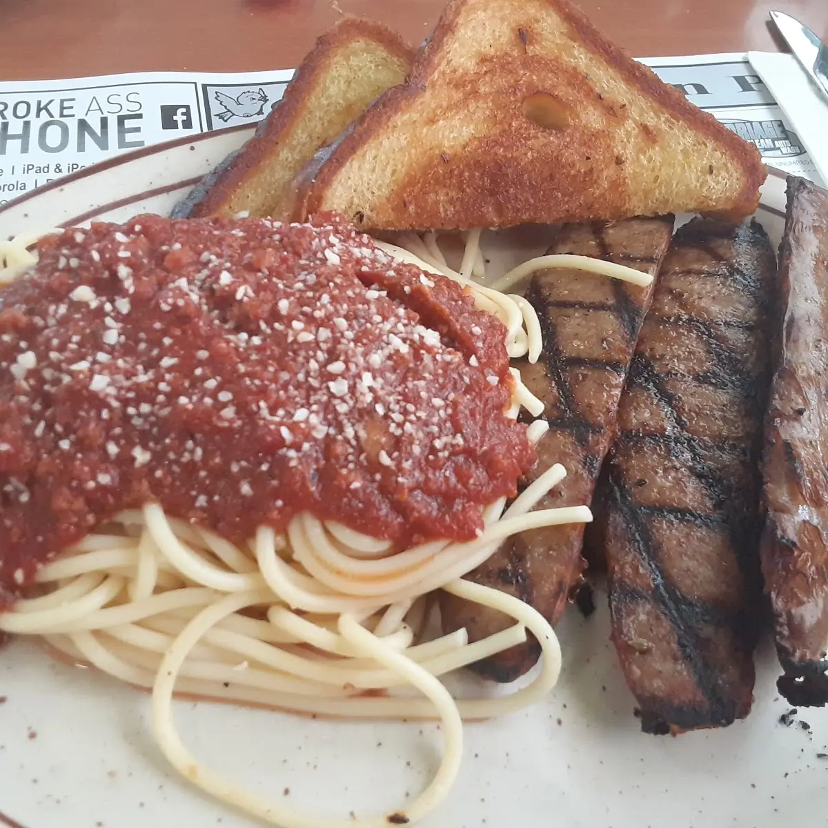 Spaghetti with Italian Sausage