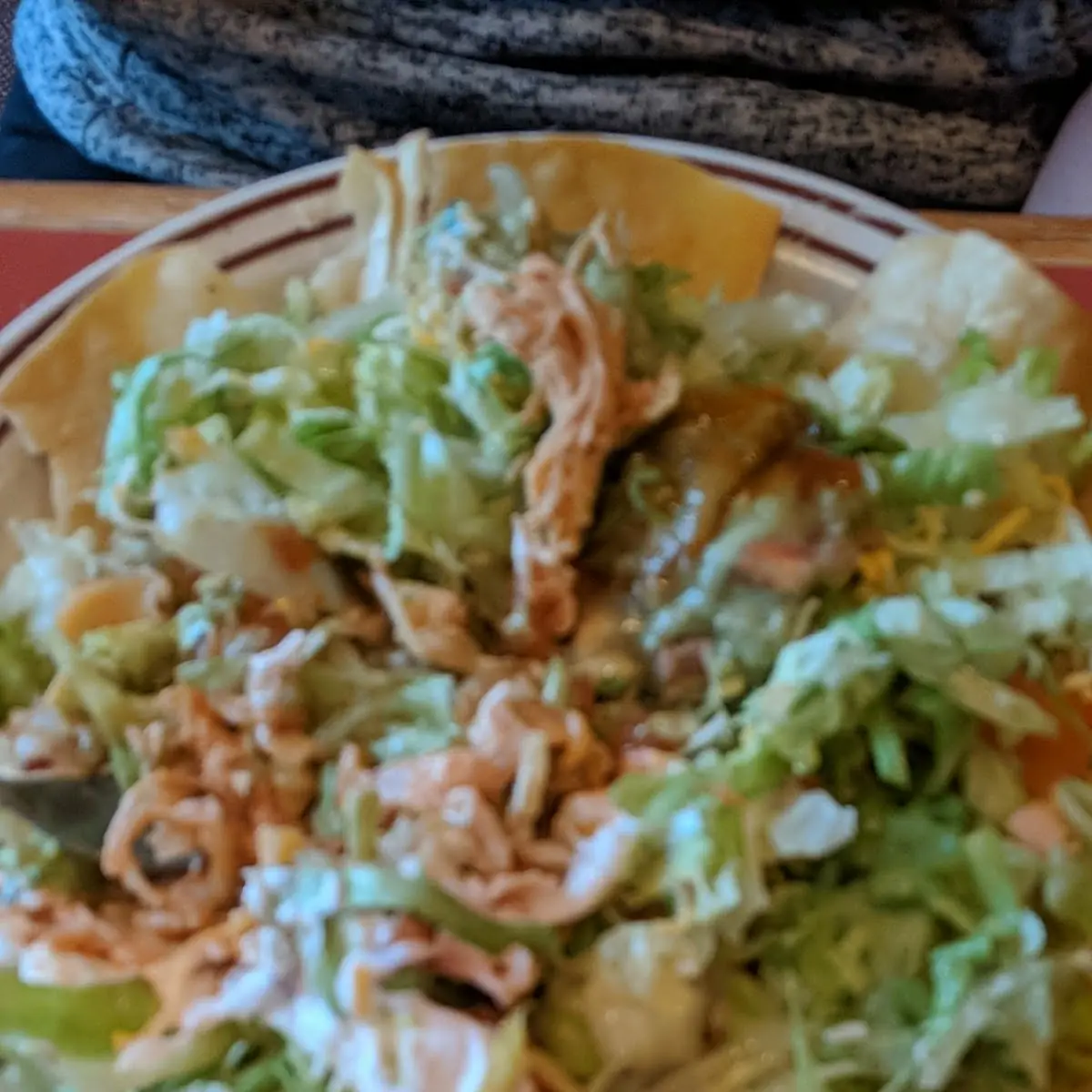 Chicken Taco Salad Cazuela