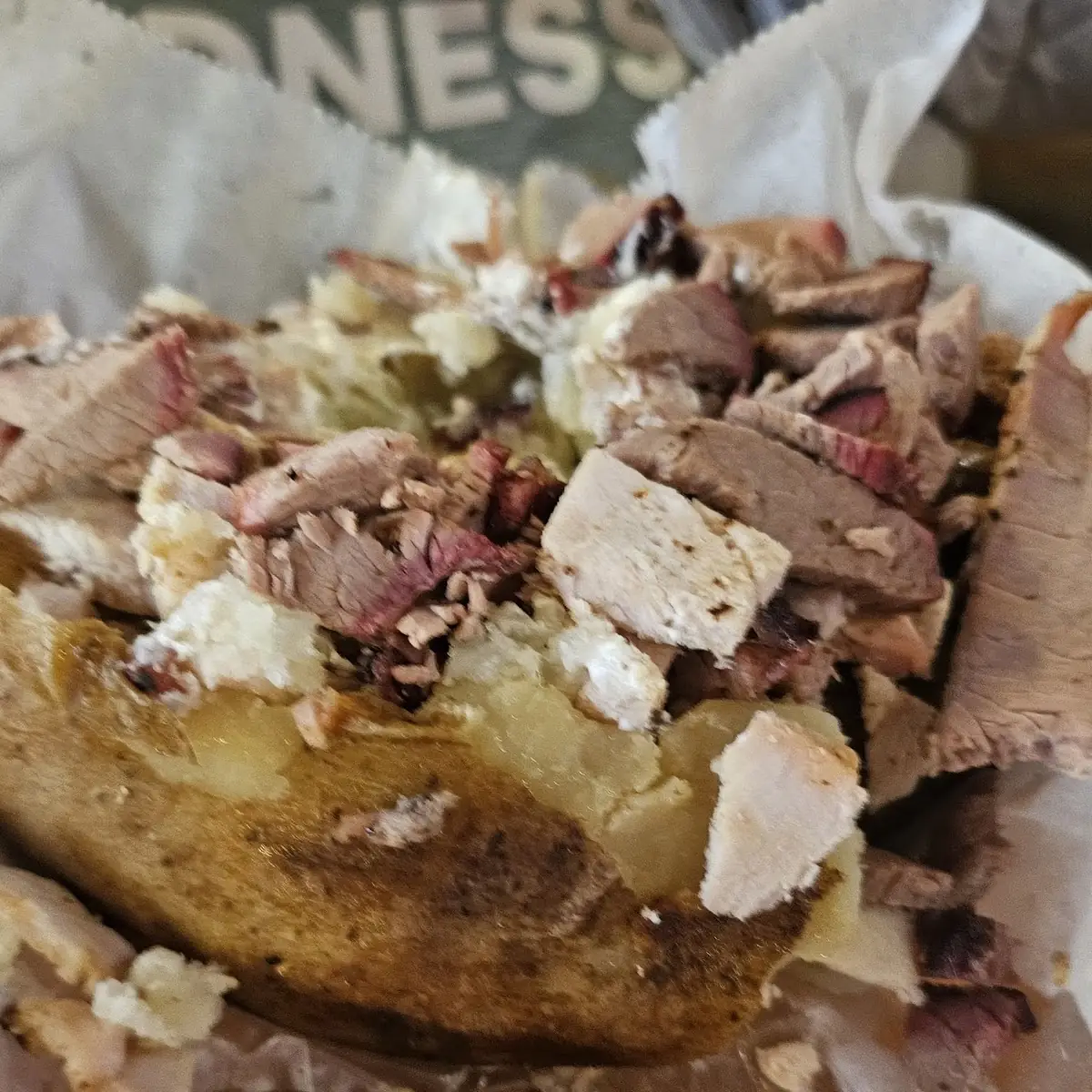 Two Meat Smoked Baked Potato