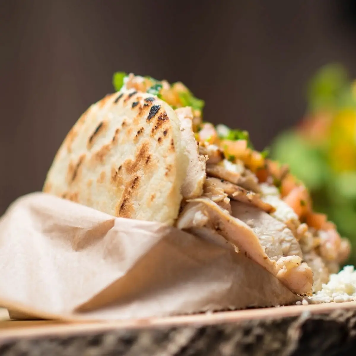 Grilled Chicken Arepa