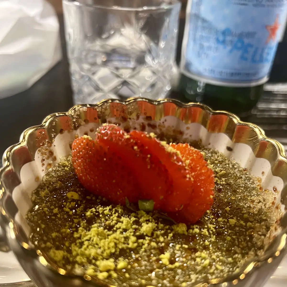 Pistachio Crème Brûlée