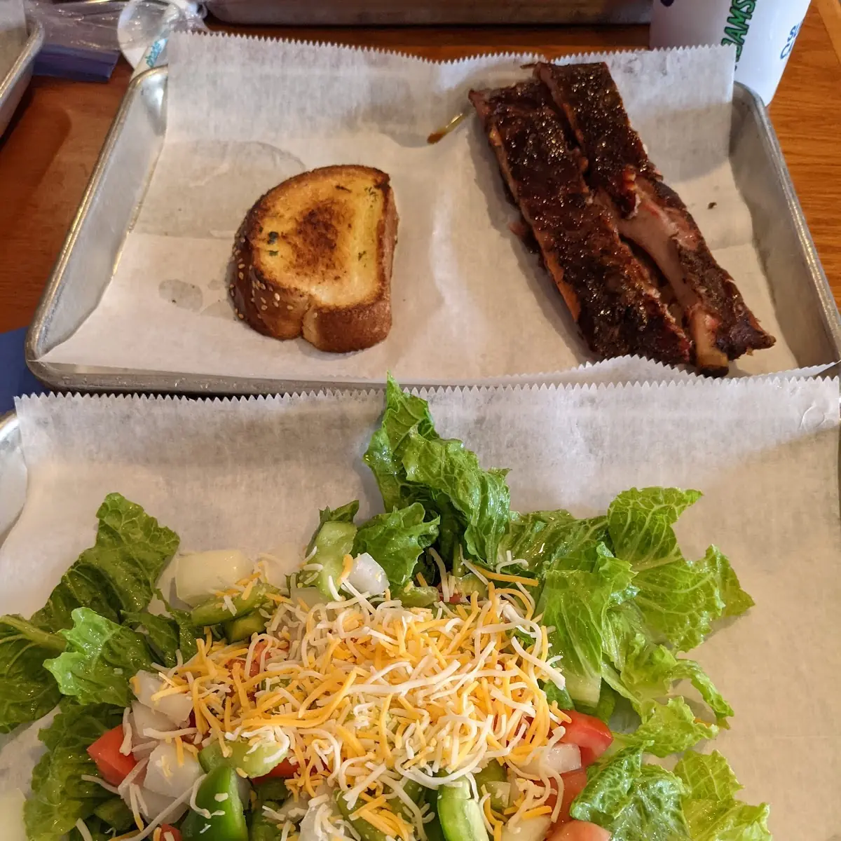 Ribs with Side Salad