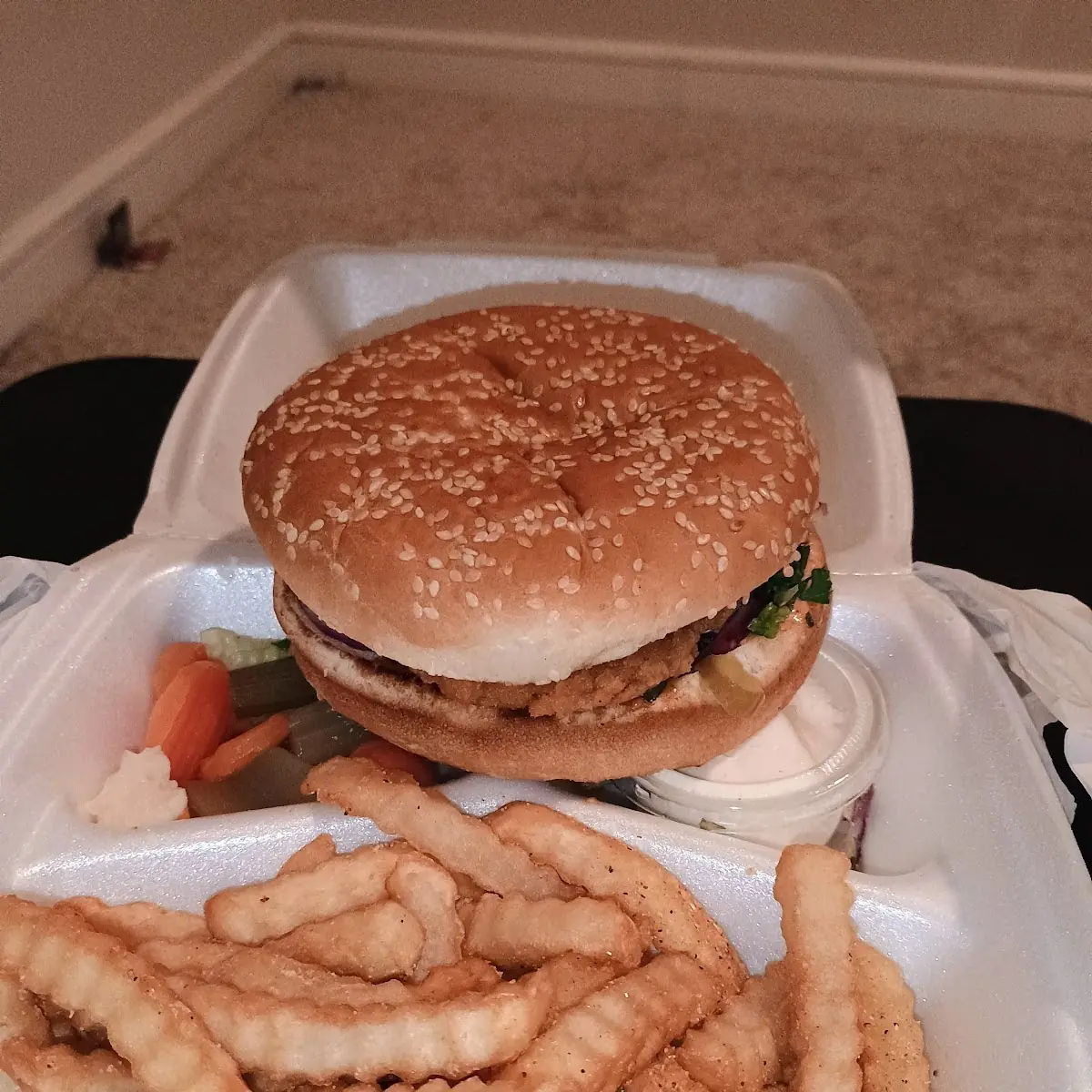 Friend Chicken Burger