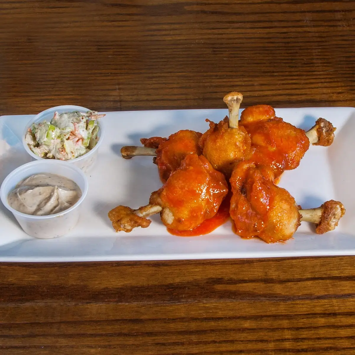 Chicken Lollipops Fried Pickle Chips