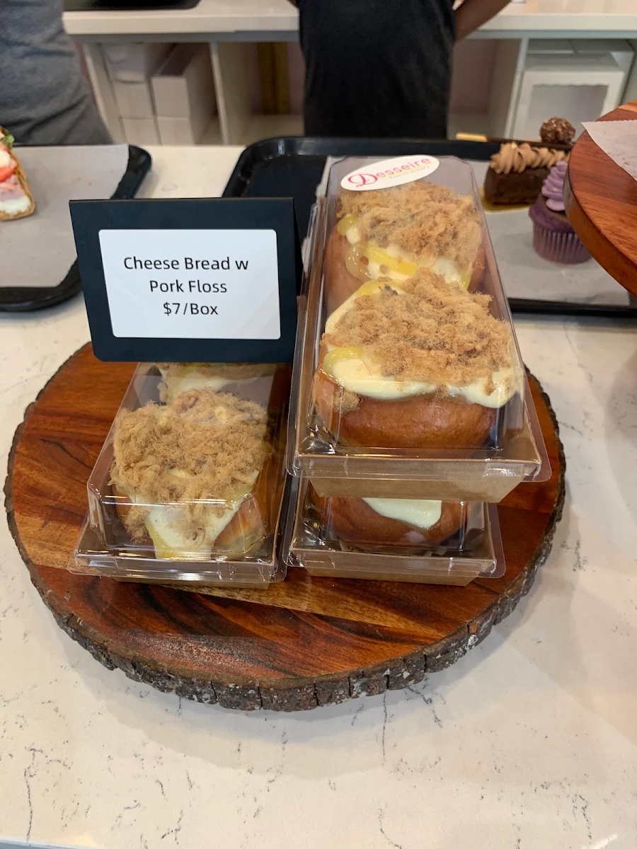 Cheese Bread with Pork Floss