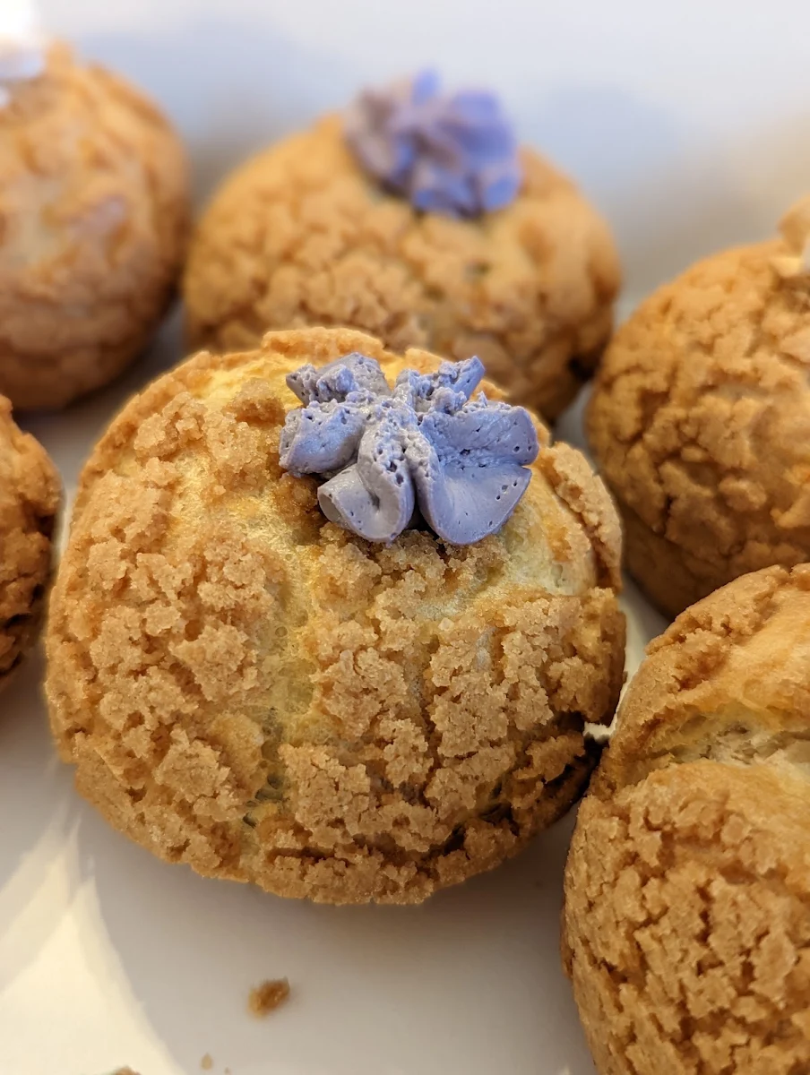 Ube Cream Puff